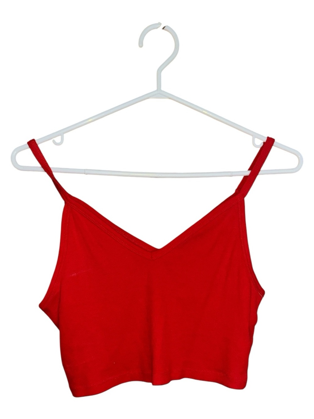 Zara orange/red Cropped Tank Top - Women